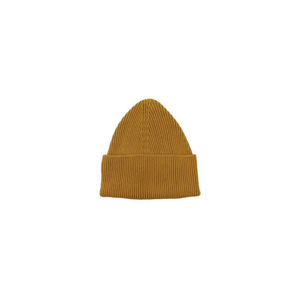Bonnet en coton tricoté à pointe - Moutarde - Mase & Hats