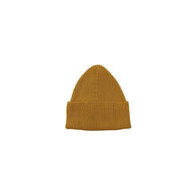 Charger l&#39;image dans la galerie, Bonnet en coton tricoté à pointe - Moutarde - Mase &amp; Hats