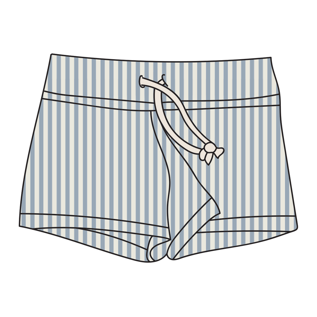 Swim Shorts - Blue Stripes