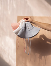 Charger l&#39;image dans la galerie, Les Petites Natures - Sun Hat - Vista Blue Stripes - Mase &amp; Hats
